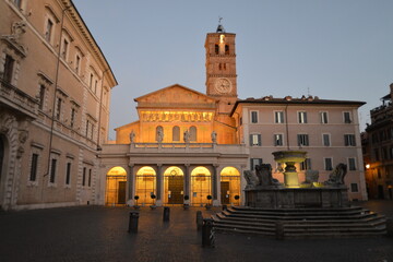 Naklejka na ściany i meble Roma Santa Maria in Trastevere