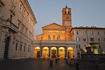 Obraz premium Roma Santa Maria in Trastevere