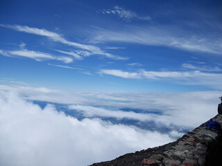 Fototapeta na wymiar 富士山から撮影した風景