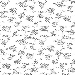 Abstract Arcs and Semicircle Seamless Pattern-02