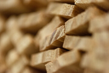 macro shot of pine slat pieces abstract wooden pattern