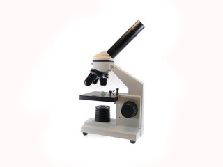 microscope isolated on white background