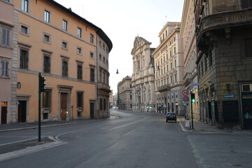 Fototapeta na wymiar Roma Vie di Roma