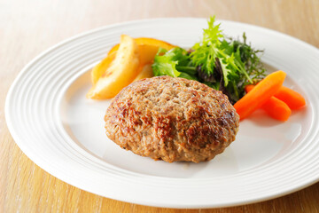 ハンバーグ ステーキ 　Japanese hamburg steak
