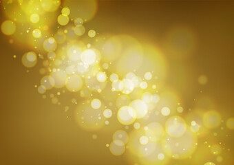 黄金色の光素材背景