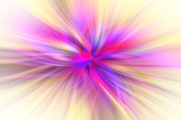 Fototapeta premium multicolored and abstract twirl