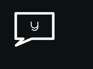 Capital letter Y vector image