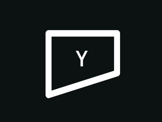 Capital letter Y vector image
