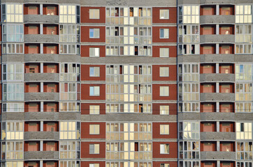 Fototapeta na wymiar modern apartment building