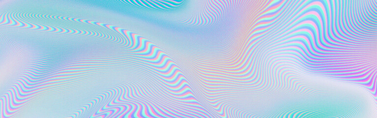 abstract holographic texture rainbow glitch banner holo blank background