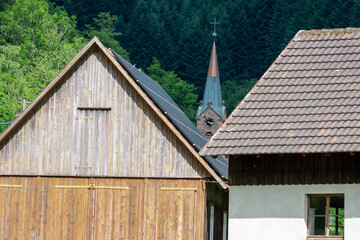 Fototapeta na wymiar Oberharmersbach im Schwarzwald