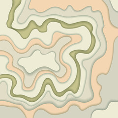 Abstract shapes composition, vector graphic design, background