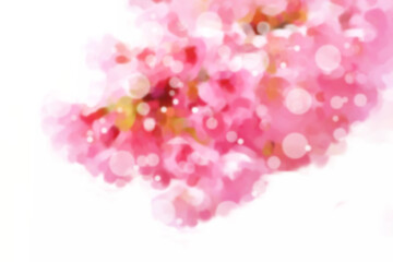 Fototapeta premium さくらの花をイメージしたアブストラクト