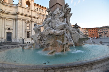 Fototapeta na wymiar Roma Piazza Navona