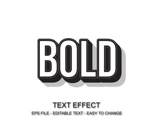 Editable text effect style