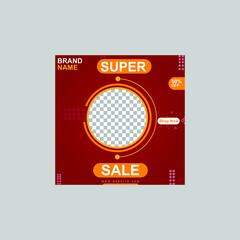 Fashion Sale Social media Banner Poster design