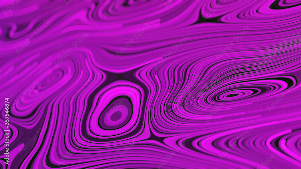 Poster 3d render digital with line wave geometric abstract background