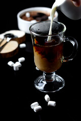 coffee with marshmallows