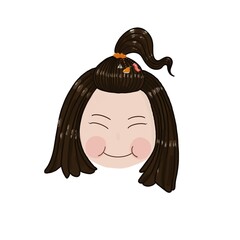 plump girl with the biggest smile