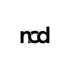 ncd letter original monogram logo design