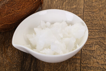 Dietary Coconut oil in the bowl
