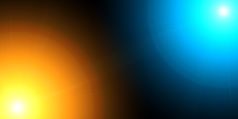 Obraz premium Orange and Blue abstract blurred background. Gradient, Background for website, presentations.