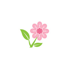 Beauty icon flowers design illustration
