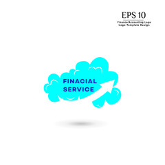 Financial logo, business