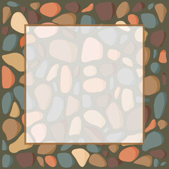pebbles, vector background