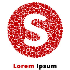 s Logo Pointillism