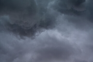 Evening storm clouds