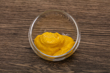 Asian Curry sauce in the bowl