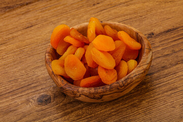 Sweet tasty dried apricot heap