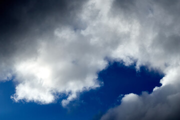 Ciel nuageux par temps d'orage