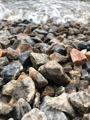 stones on the beach