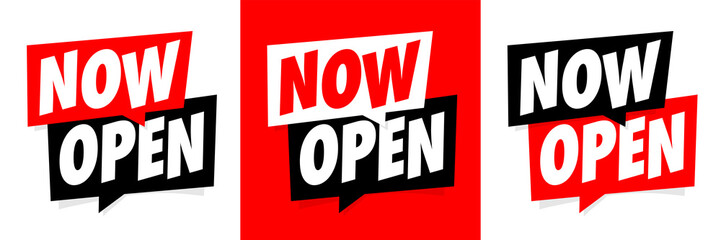 Now open