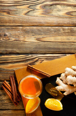 tea with lemon and ginger