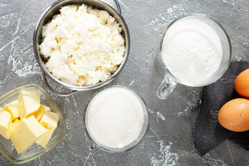infredients for baking