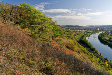 Naturschutzgebiet Grainberg-Kalbenstein bei Karlstadt, Landkreis Main-Spessart, Unterfranken,...