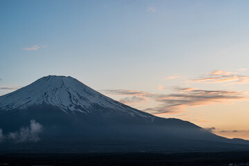 富士山と夕焼け