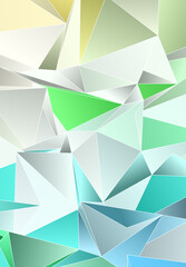 Obraz premium Abstract Low-Poly background. triangulated texture. Design 3d. Polygonal geometrical pattern. Triangular modern style