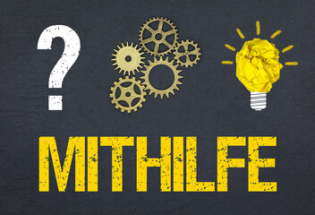 Obraz premium Mithilfe