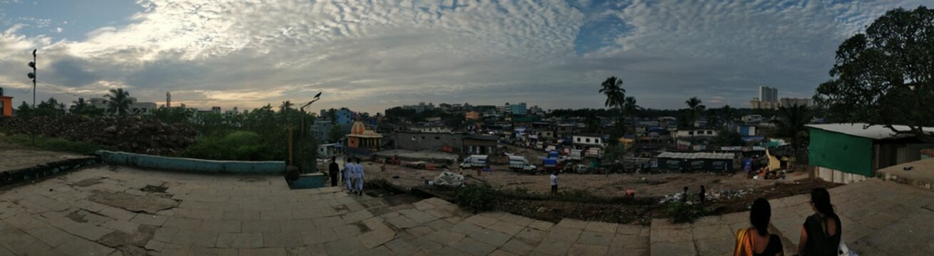 Panorama of Madh Market, Mumbai