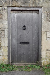 old wooden door