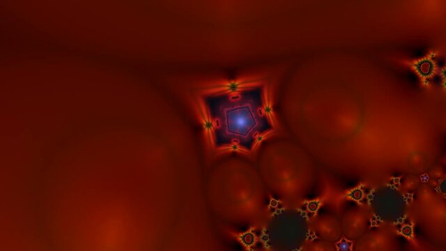Vibrant Colorful Abstraction. Vibrant colorful abstraction changing, turning into a beautiful flower.