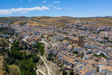 Fototapeta na wymiar vista de bonito municipio de alhama de Granada, Andalucía