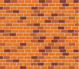 wall of capacity brick. vector illustration