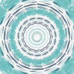 circular pattern dark green drawn