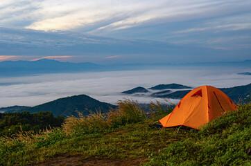 Mountain Landscape of "Chiang Doi" view point in "ChiangMai" province northern of Thailand.