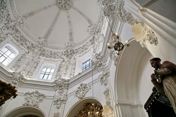 Interior of Mezquita-Catedral a medieval Islamic mosque, that was converted into a Catholic...